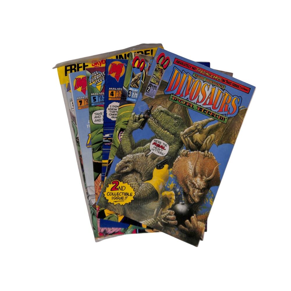 Dinosaurs for Hire # 2,3, 4, 5, 7, 8- VF+ - Malibu  - 2015